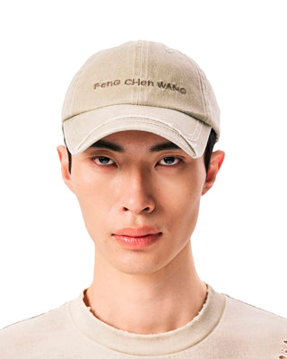 FENG CHENG WANG-BEIGE BASEBALL CAP-FUS19AC05