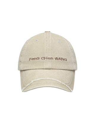 FENG CHENG WANG-BEIGE BASEBALL CAP-FUS19AC05