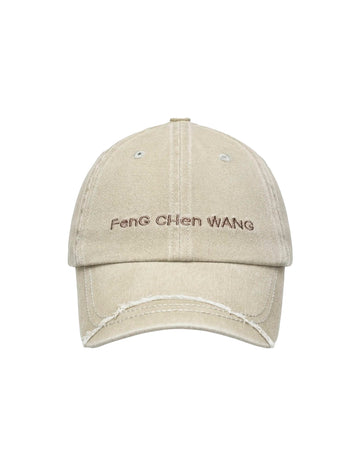 FENG CHENG WANG-BEIGE BASEBALL CAP-FUS19AC05