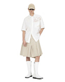 FENG CHEN WANG-BAMBOO PRINTED SHORT SLEEVE SHIRT-FUS21SR33