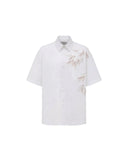 FENG CHEN WANG-BAMBOO PRINTED SHORT SLEEVE SHIRT-FUS21SR33