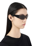 FENG CHEN WANG-BLACK RIMLESS SUNGLASSES-WS-04-BLK