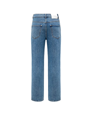 FENG CHEN WANG-DECONSTRUCTED 2 IN 1 DENIM PANTS-FUF16TR10