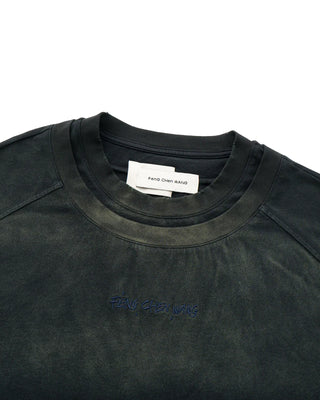 FENG CHEN WANG-GRADIENT TIE-DYE DECONSTRUCTED LONG-SLEEVE T-SHIRT