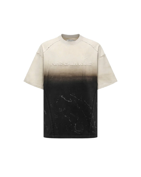FENG CHEN WANG-GRADIENT WASHED OVERSIZE T-SHIRT-FUS19TS01
