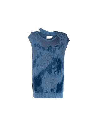 FENG CHEN WANG-LANDSCAPE PAINTING JACQUARD JUMPER-FUF16KT03