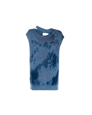 FENG CHEN WANG-LANDSCAPE PAINTING JACQUARD JUMPER-FUF16KT03