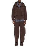 FENG CHEN WANG-NEOPRENE CARGO TROUSERS
