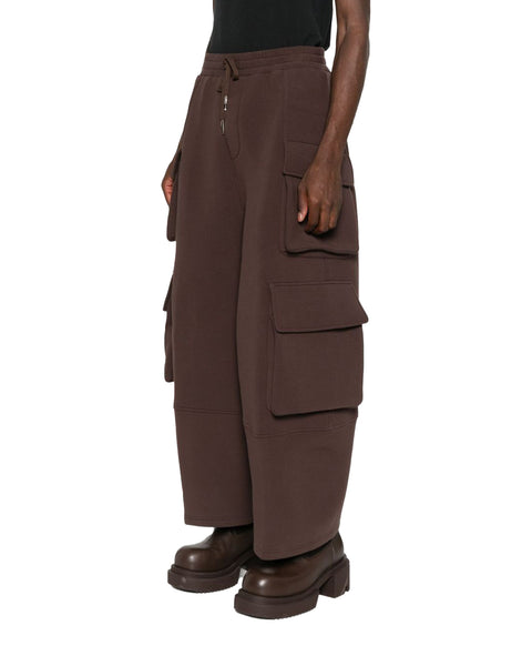 FENG CHEN WANG-NEOPRENE CARGO TROUSERS