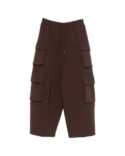 FENG CHEN WANG-NEOPRENE CARGO TROUSERS