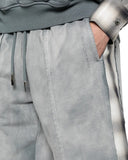 FENG CHEN WANG-SHORTS WITH PLAID TRIM-FUS21ST15
