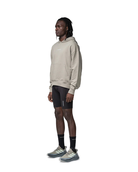 HERMANOS KOUMORI-LOGO HOODIE GREEN TEA