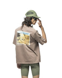 HERMANOS KOUMORI-REGULAR HIGHWAY DEEP TOUPE T-SHIRT