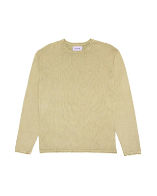 HERMANOS KOUMORI-RUN SWEATER GREEN TEA