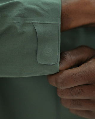 HERMANOS KOUMORY-HEAVY OVER SHIRT-FOREST GREEN