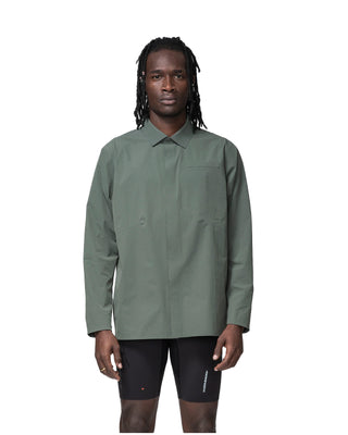 HERMANOS KOUMORY-HEAVY OVER SHIRT-FOREST GREEN