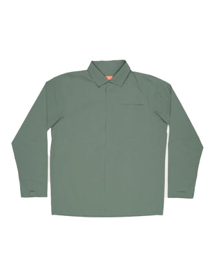 HERMANOS KOUMORY-HEAVY OVER SHIRT-FOREST GREEN