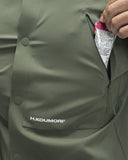 HERMANOS KOUMORI-BEETLE GREEN LIGHTEIGHT SHIRT-HK26S1ELOBTM