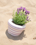 HOME STUDYO-PLANTER "PIERRE" STRIPES-LAVENDER