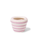 HOME STUDYO-SMALL PLANTER "LOUIS" STRIPES-LAVENDER