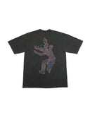 HQTR X UNION BLACK TEE CABALLERO VENADO