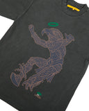 HQTR X UNION TEE BLACK CABALLERO AGUILA