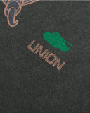 HQTR X UNION TEE BLACK CABALLERO AGUILA