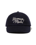 HUMAN MADE-6PANEL WOOL CAP-NAVY-HM30GD052