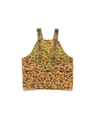 HUMAN MADE-  DUCK CAMO REVERSIBLE HUNTING VEST OLIVE DRAB-HM26JK019