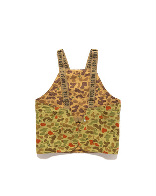 HUMAN MADE-  DUCK CAMO REVERSIBLE HUNTING VEST OLIVE DRAB-HM26JK019