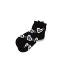 HUMAN MADE-HEART SHORT SOCKS-BLACK-HM30GD061