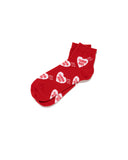 HUMAN MADE-HEART SHORT SOCKS-RED-HM30GD061