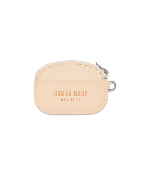 HUMAN MADE-LEATHER COIN CASE-BEIGE-HM30GD030