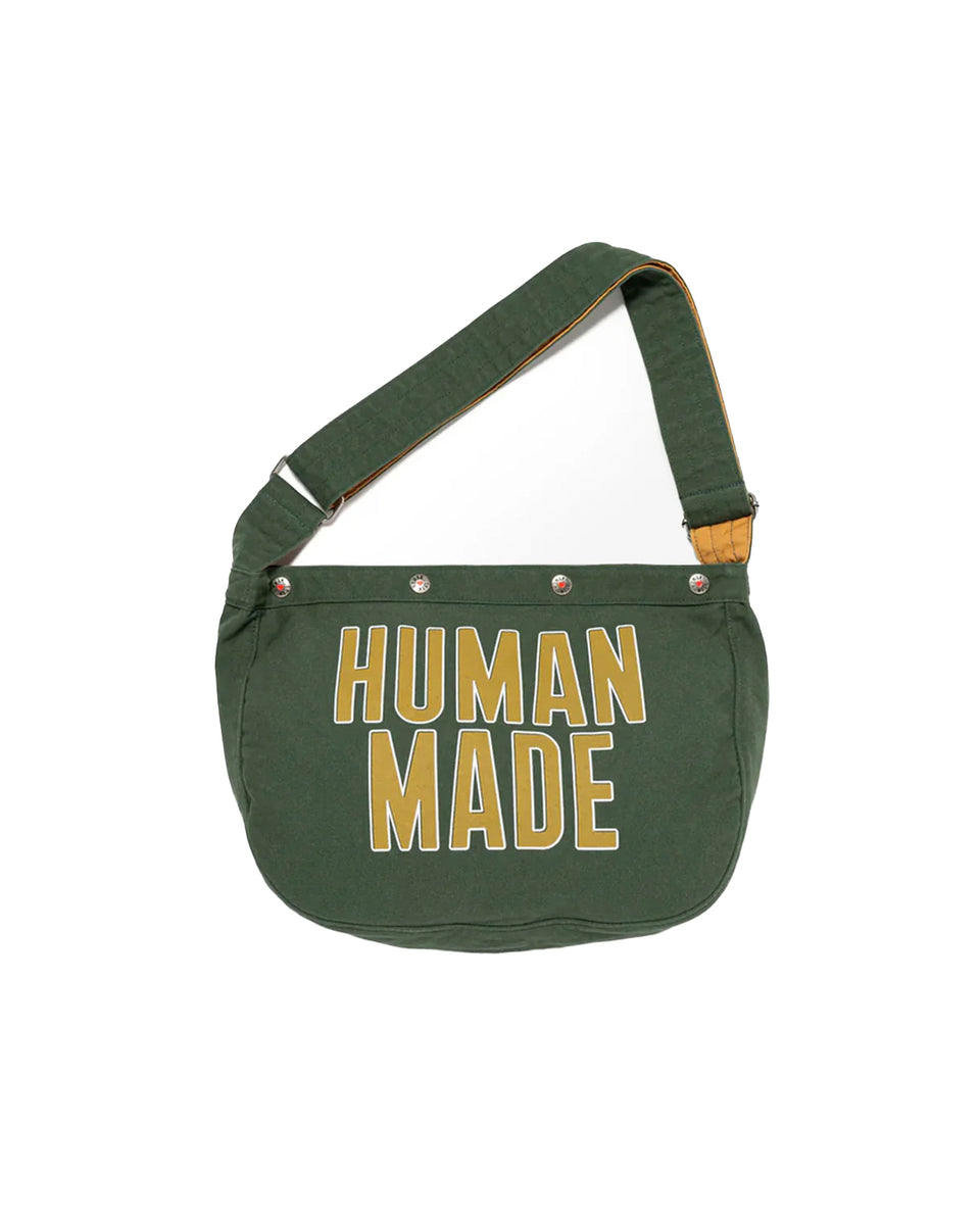 バッグ HUMAN MADE Paperboy Bag green HUMAN MADE-PAPER BOY BAG -GREEN-HM30GD057 – HEADQUARTER