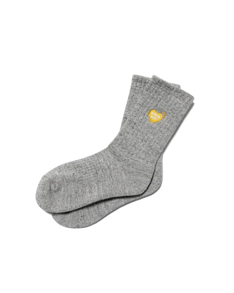 HUMAN MADE-PILE SOCKS GRAY-HM26GD004