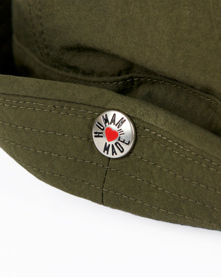 HUMAN MADE-POLAR BEAR ROUND BUCKET HAT OLIVE-HM23GD089