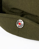 HUMAN MADE-POLAR BEAR ROUND BUCKET HAT OLIVE-HM23GD089