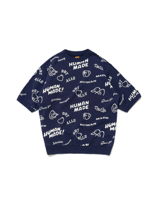 HUMAN MADE -PRINTED S/S SWEATSHIRT - HM25CS031