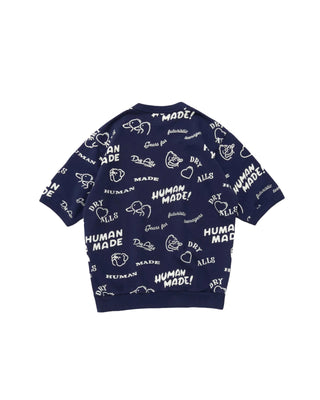 HUMAN MADE -PRINTED S/S SWEATSHIRT - HM25CS031