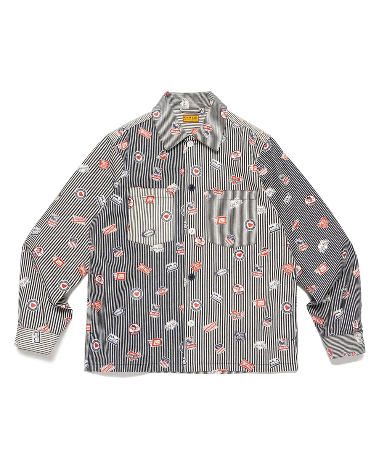 Human Made Hickory Coverall Jacket XXL Human Made Printed Coverall