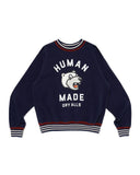 HUMAN MADE-STRIPED RIB SWEATSHIRT-HM31CS021