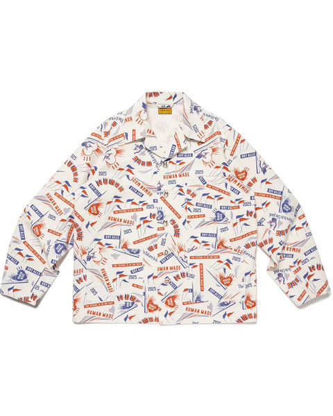 HUMAN MADE-PRINTED COVERALL JACKET-HM29JK012