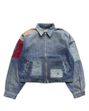 KAPITAL-12 OZ DENIM DRIZZLER JACKET GOLD RUSH-K2604LJ085