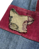 KAPITAL-12 OZ DENIM DRIZZLER JACKET GOLD RUSH-K2604LJ085