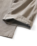 KAPITAL-14 W CORDUROY TAPERED PANTS( CRAFT PRIDE)-GRAY-K2509LP072