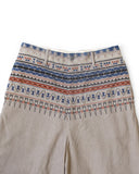KAPITAL-14 W CORDUROY TAPERED PANTS( CRAFT PRIDE)-GRAY-K2509LP072