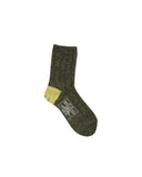 KAPITAL-56 YARNS MA-1 RAIBOW HAPPY HEEL-KHAKI-EK-1582XSA