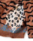 KAPITAL-7G WOOL NEPAL TIGER CREW KNIT SWEATER-EK-768