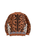 KAPITAL-7G WOOL NEPAL TIGER CREW KNIT SWEATER-EK-768