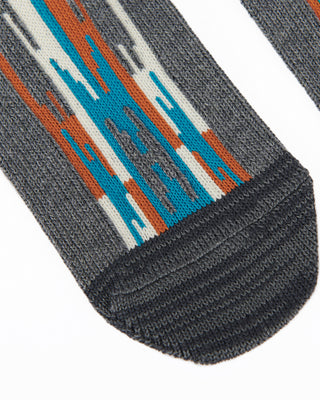 KAPITAL-84 YARNS ORTEGA ANKLE SOCKS GREY-K2305XG543